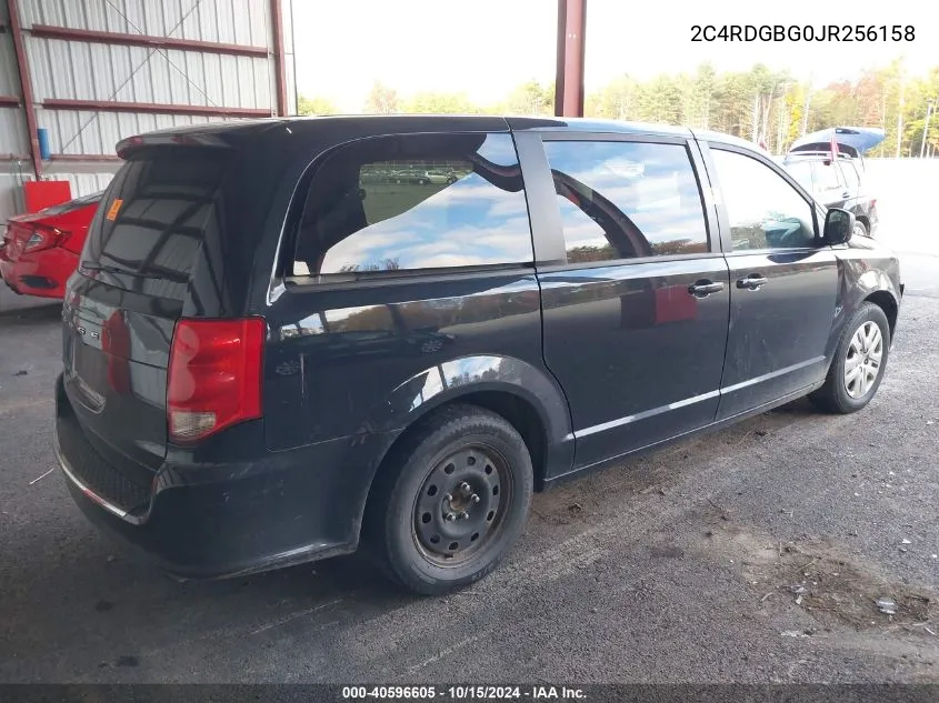 2018 Dodge Grand Caravan Se VIN: 2C4RDGBG0JR256158 Lot: 40596605