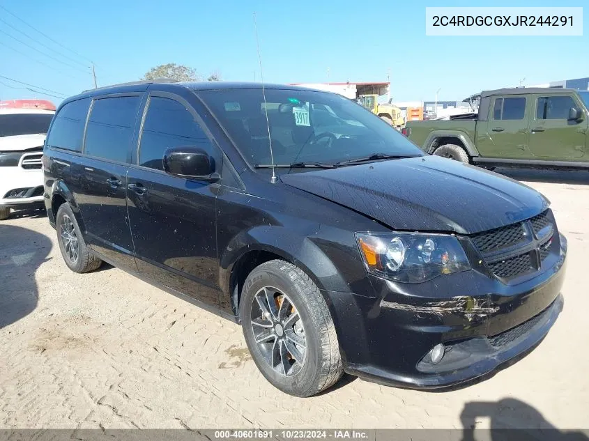 2018 Dodge Grand Caravan Sxt VIN: 2C4RDGCGXJR244291 Lot: 40601691