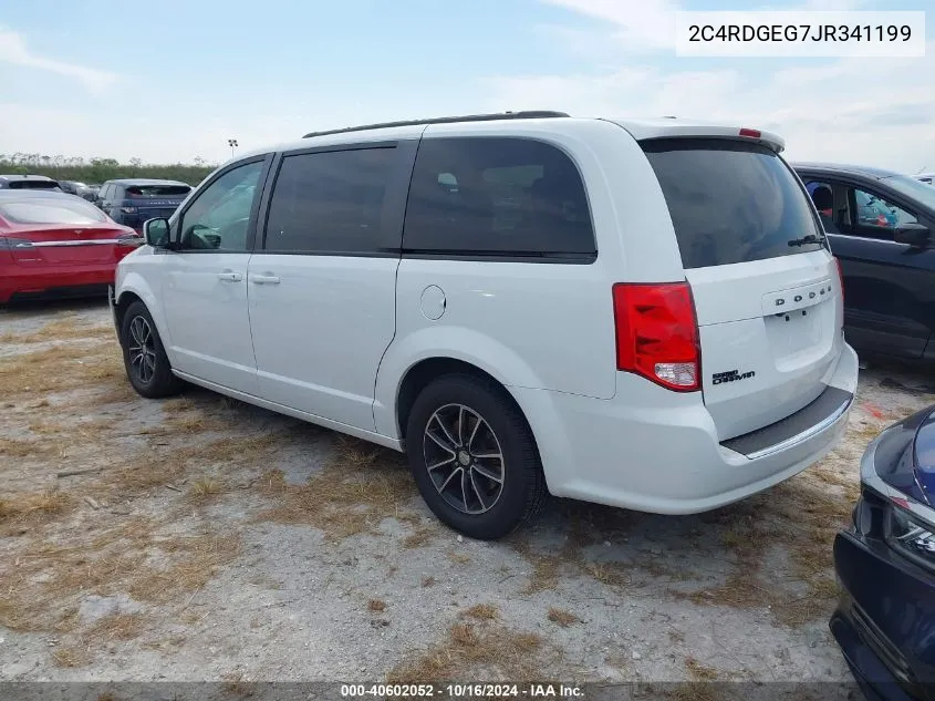 2018 Dodge Grand Caravan Gt VIN: 2C4RDGEG7JR341199 Lot: 40602052