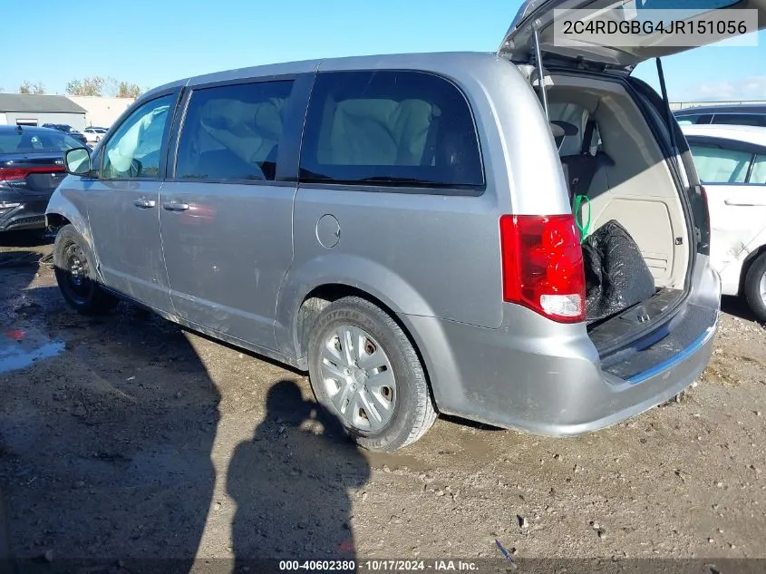 2C4RDGBG4JR151056 2018 Dodge Grand Caravan Se