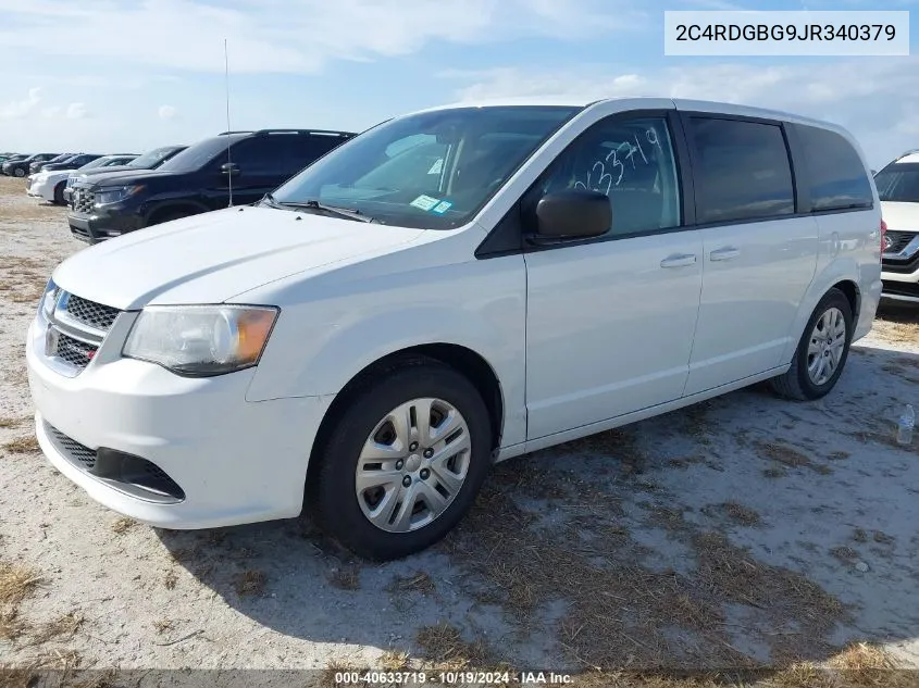 2C4RDGBG9JR340379 2018 Dodge Grand Caravan Se