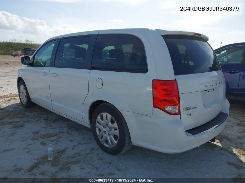 2C4RDGBG9JR340379 2018 Dodge Grand Caravan Se