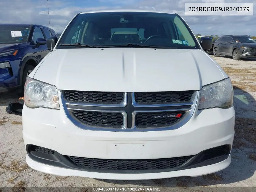 2C4RDGBG9JR340379 2018 Dodge Grand Caravan Se