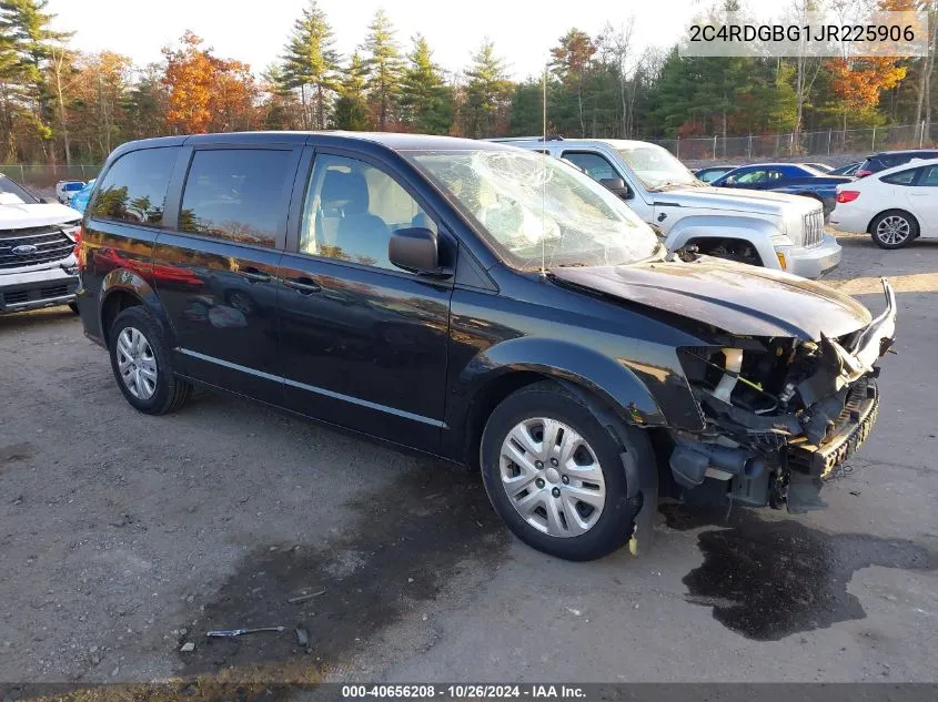 2018 Dodge Grand Caravan Se VIN: 2C4RDGBG1JR225906 Lot: 40656208