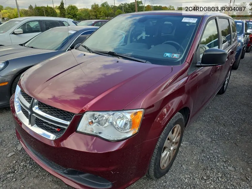 2C4RDGBG3JR304087 2018 Dodge Grand Caravan Se