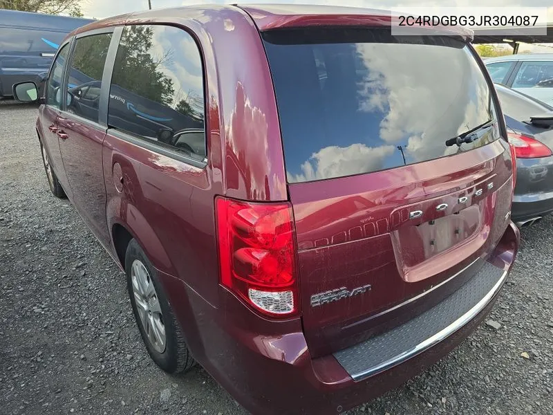 2C4RDGBG3JR304087 2018 Dodge Grand Caravan Se