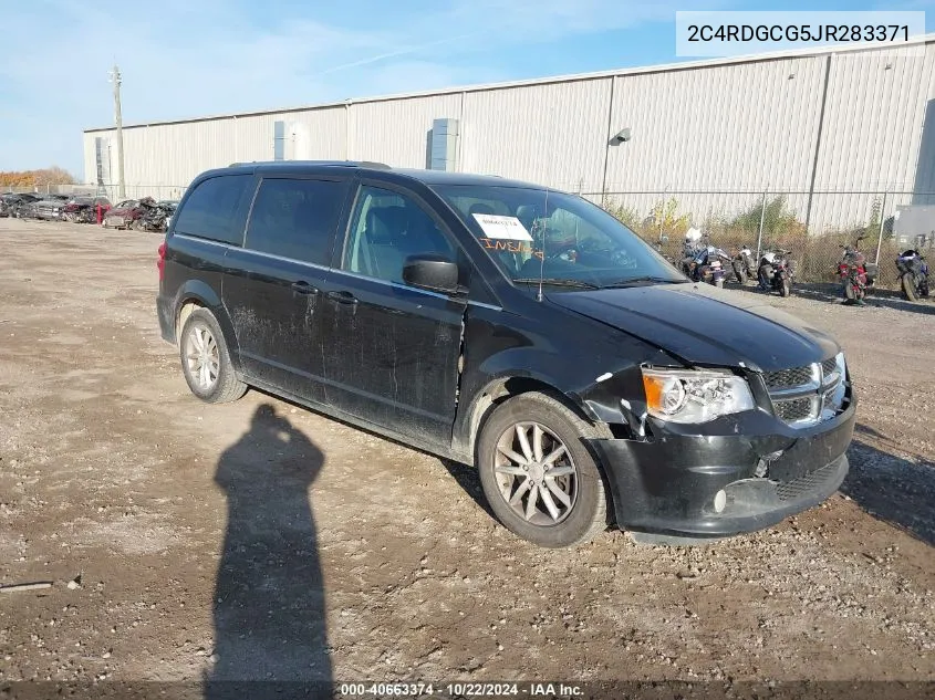 2018 Dodge Grand Caravan Sxt VIN: 2C4RDGCG5JR283371 Lot: 40663374