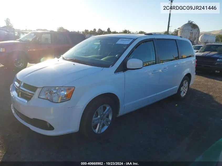 2018 Dodge Grand Caravan Sxt VIN: 2C4RDGCG9JR241446 Lot: 40668982