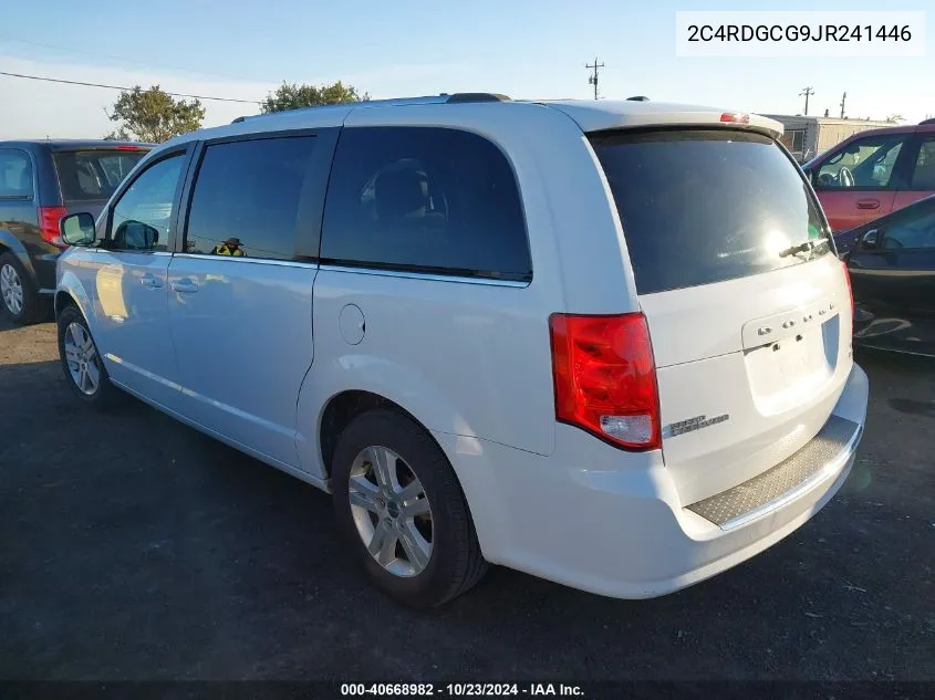 2C4RDGCG9JR241446 2018 Dodge Grand Caravan Sxt