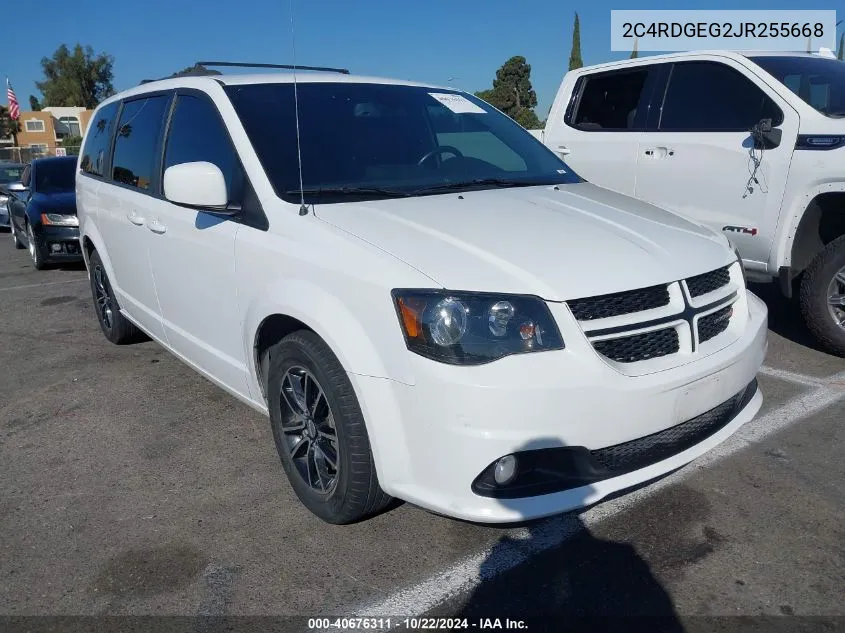 2C4RDGEG2JR255668 2018 Dodge Grand Caravan Gt