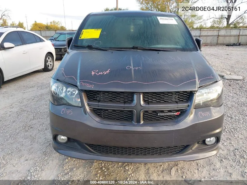 2C4RDGEG4JR205161 2018 Dodge Grand Caravan Gt