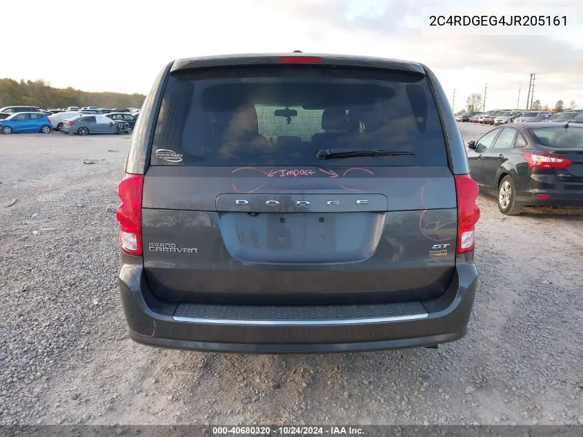 2C4RDGEG4JR205161 2018 Dodge Grand Caravan Gt