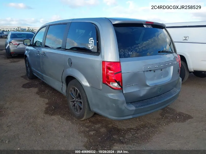 2018 Dodge Grand Caravan Sxt VIN: 2C4RDGCGXJR258529 Lot: 40696532