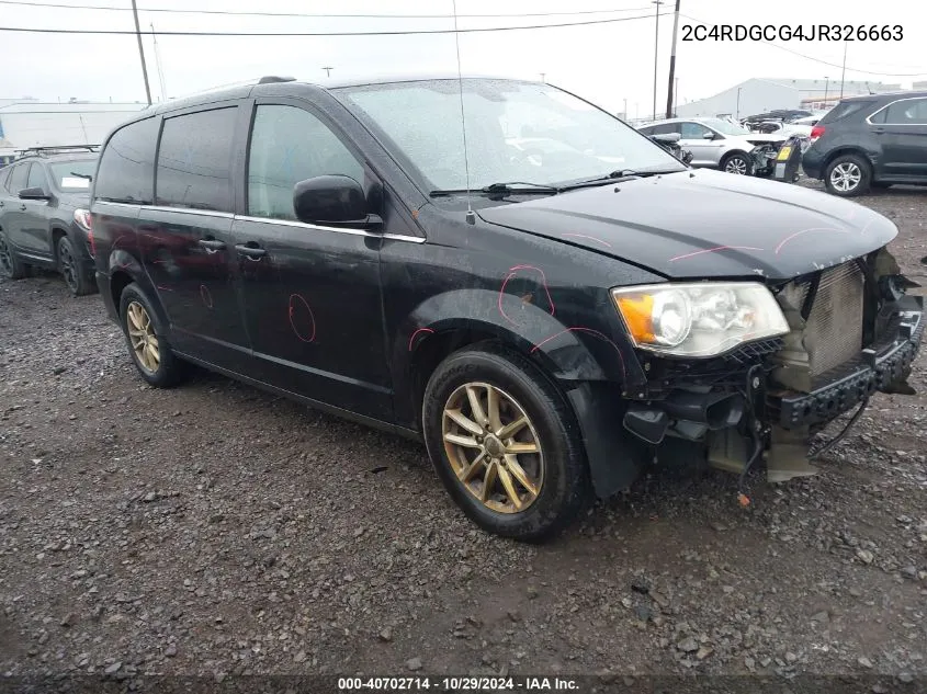 2C4RDGCG4JR326663 2018 Dodge Grand Caravan Sxt