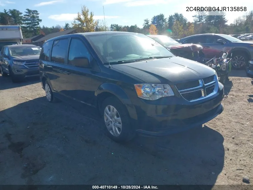 2C4RDGBG4JR135858 2018 Dodge Grand Caravan Se