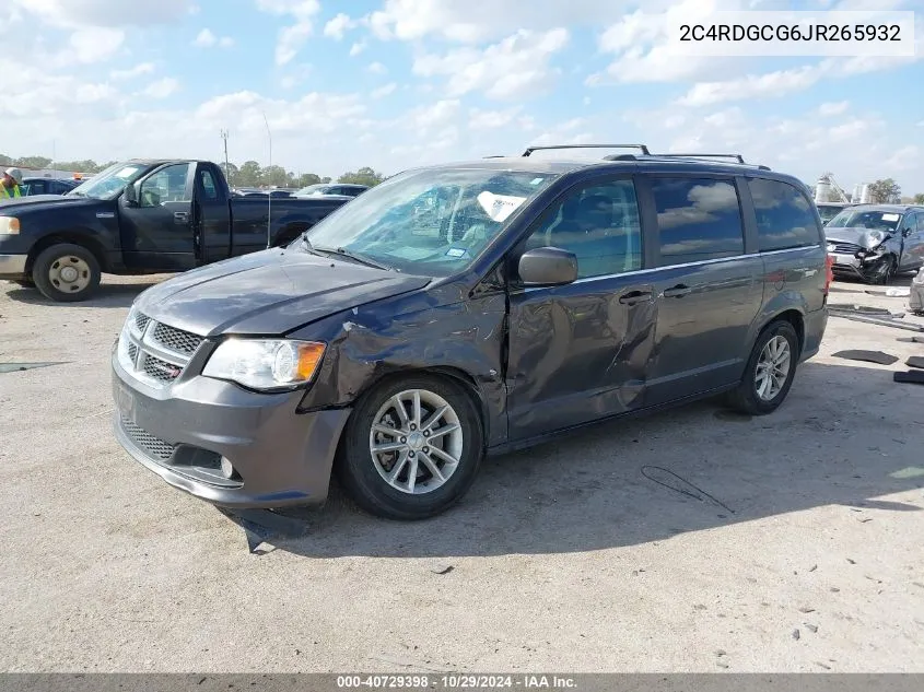 2C4RDGCG6JR265932 2018 Dodge Grand Caravan Sxt