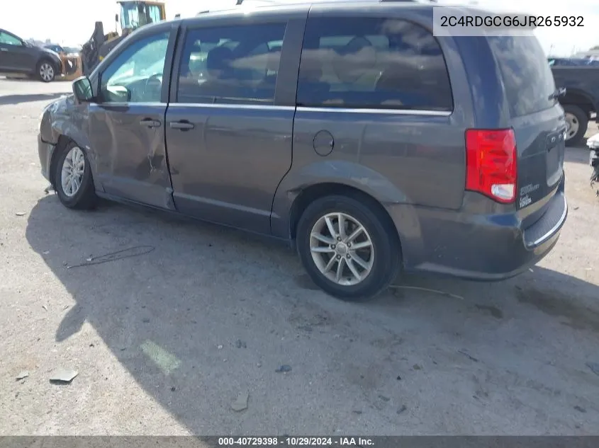 2C4RDGCG6JR265932 2018 Dodge Grand Caravan Sxt