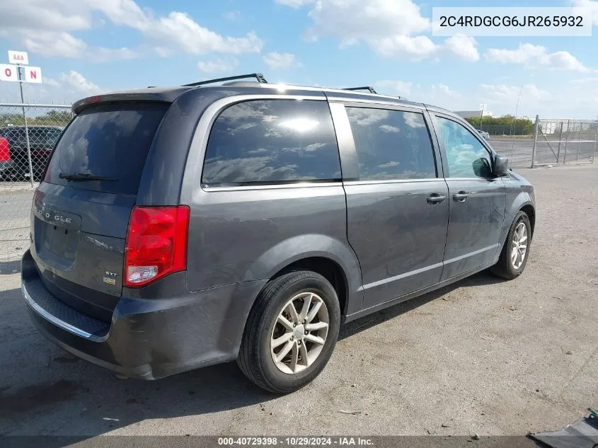 2C4RDGCG6JR265932 2018 Dodge Grand Caravan Sxt