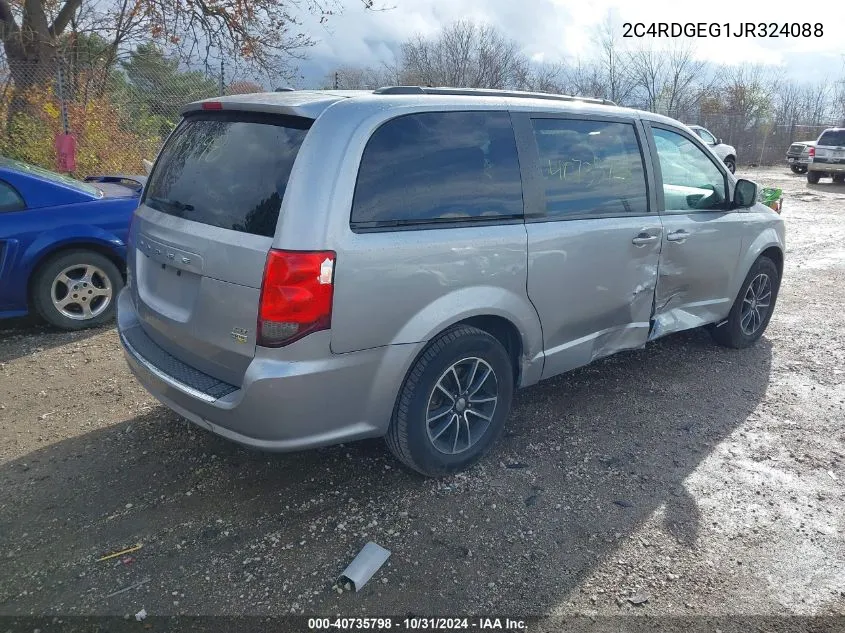 2018 Dodge Grand Caravan Gt VIN: 2C4RDGEG1JR324088 Lot: 40735798