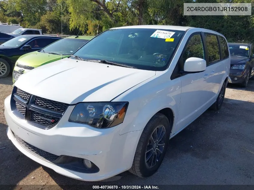 2018 Dodge Grand Caravan Se Plus VIN: 2C4RDGBG1JR152908 Lot: 40736870