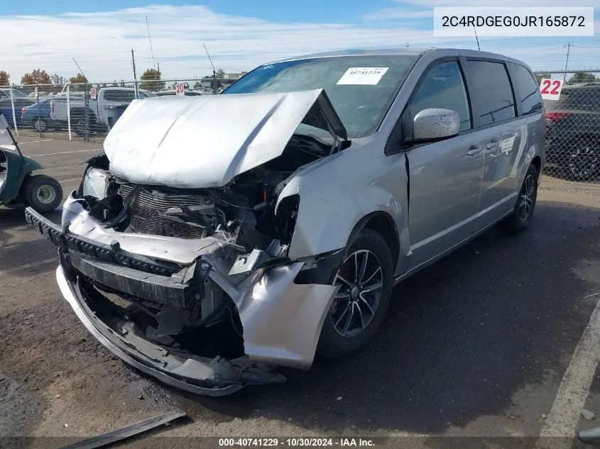 2C4RDGEG0JR165872 2018 Dodge Grand Caravan Gt