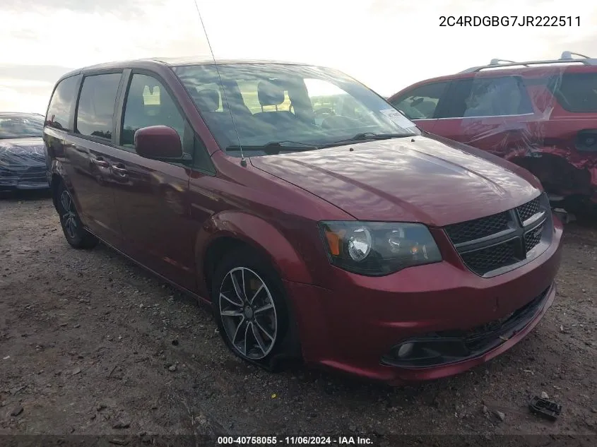 2018 Dodge Grand Caravan Se Plus VIN: 2C4RDGBG7JR222511 Lot: 40758055