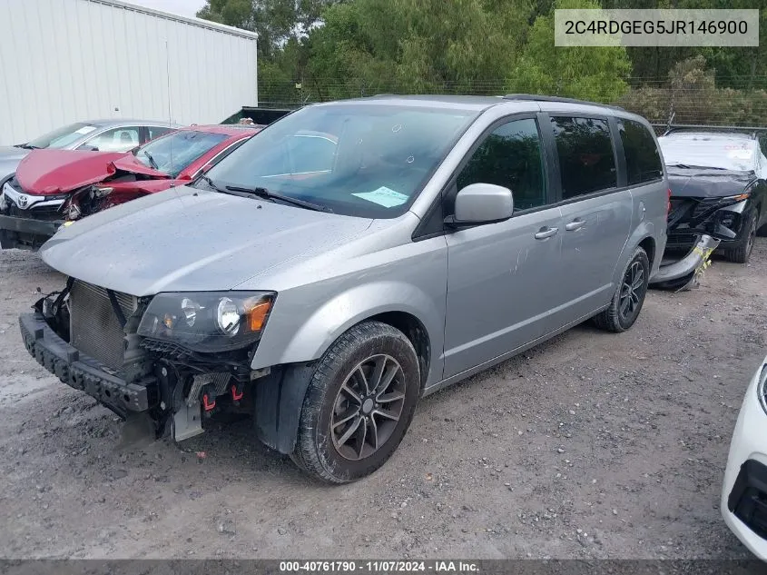 2018 Dodge Grand Caravan Gt VIN: 2C4RDGEG5JR146900 Lot: 40761790