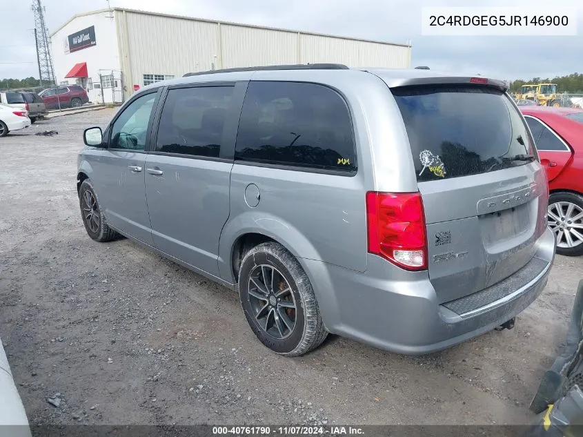 2018 Dodge Grand Caravan Gt VIN: 2C4RDGEG5JR146900 Lot: 40761790