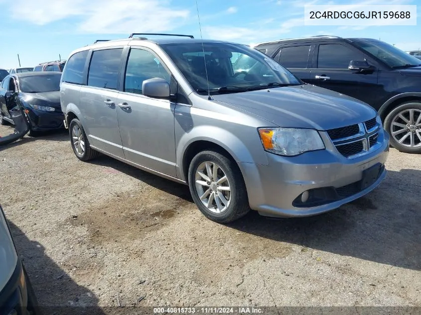 2C4RDGCG6JR159688 2018 Dodge Grand Caravan Sxt