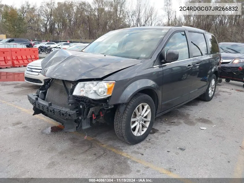 2018 Dodge Grand Caravan Sxt VIN: 2C4RDGCG7JR266832 Lot: 40861304