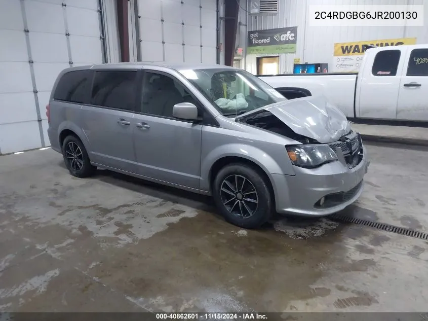 2018 Dodge Grand Caravan Se Plus VIN: 2C4RDGBG6JR200130 Lot: 40862601