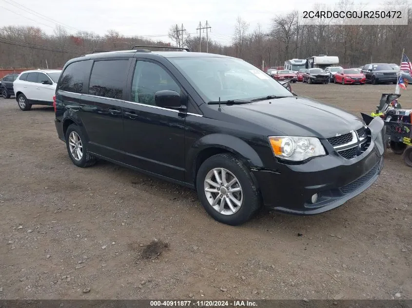 2018 Dodge Grand Caravan Sxt VIN: 2C4RDGCG0JR250472 Lot: 40911877