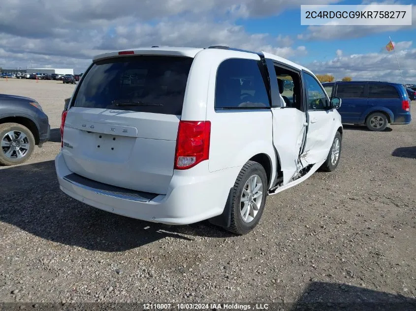 2019 Dodge Grand Caravan 35Th Anniversary Edition VIN: 2C4RDGCG9KR758277 Lot: 12118007