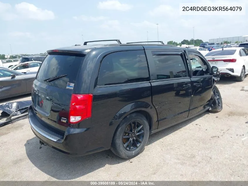 2C4RDGEG3KR564079 2019 Dodge Grand Caravan Gt