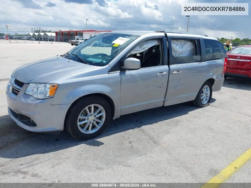 2C4RDGCGXKR784886 2019 Dodge Grand Caravan Sxt