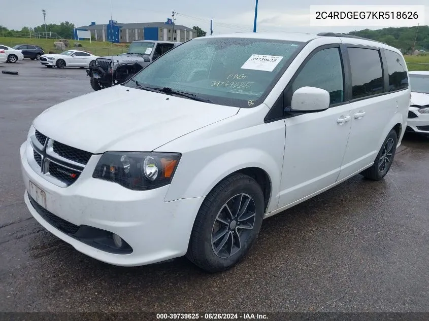 2C4RDGEG7KR518626 2019 Dodge Grand Caravan Gt