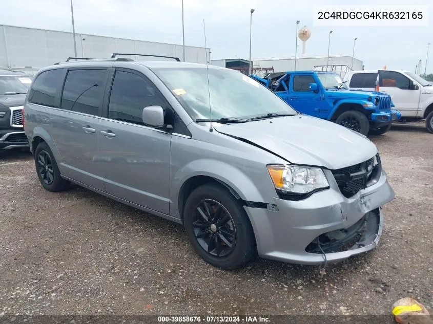 2019 Dodge Grand Caravan Sxt VIN: 2C4RDGCG4KR632165 Lot: 39858676