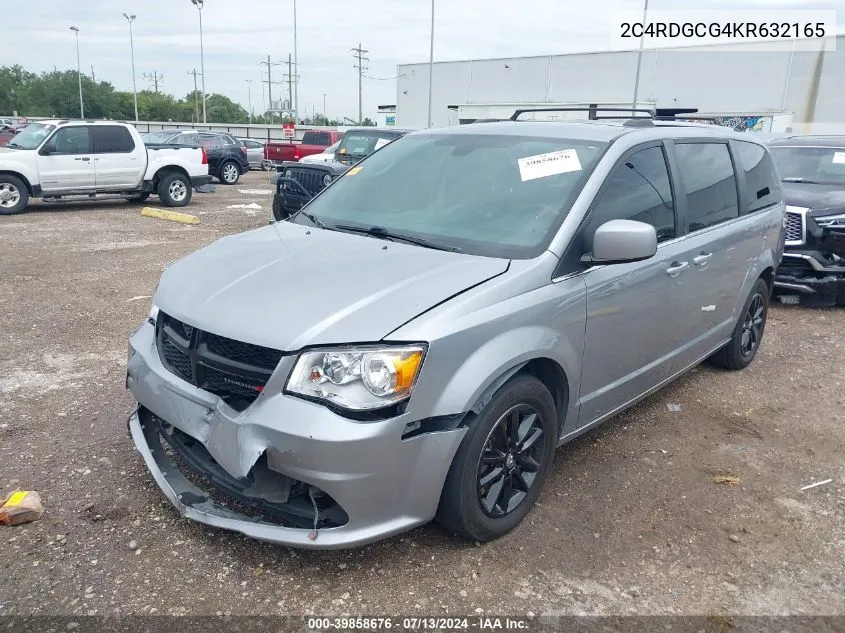 2019 Dodge Grand Caravan Sxt VIN: 2C4RDGCG4KR632165 Lot: 39858676