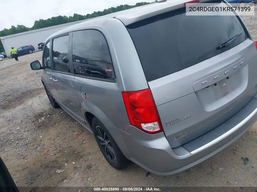 2C4RDGEG1KR571399 2019 Dodge Grand Caravan Gt