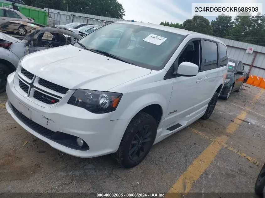 2C4RDGEG0KR688908 2019 Dodge Grand Caravan Gt