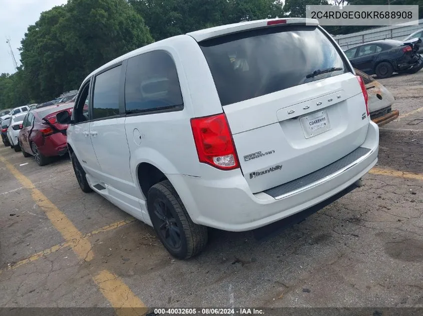 2C4RDGEG0KR688908 2019 Dodge Grand Caravan Gt