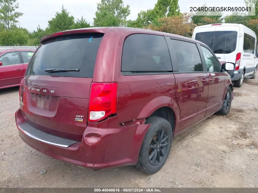 2C4RDGEG5KR690041 2019 Dodge Grand Caravan Gt