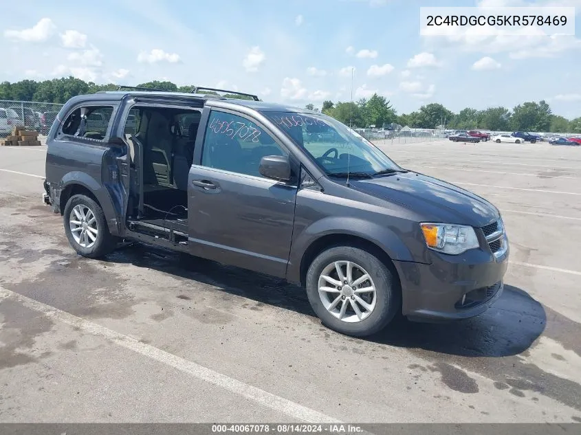 2C4RDGCG5KR578469 2019 Dodge Grand Caravan Sxt