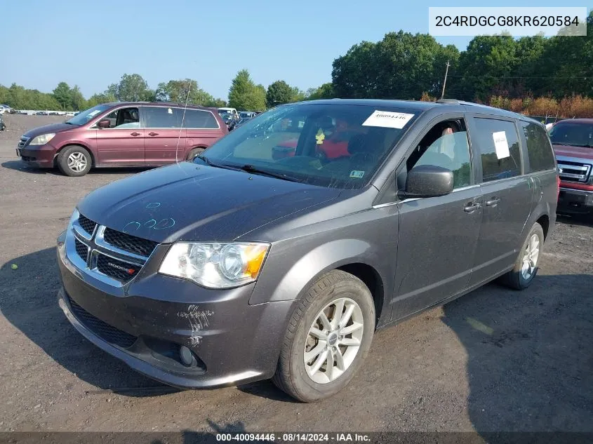 2C4RDGCG8KR620584 2019 Dodge Grand Caravan Sxt