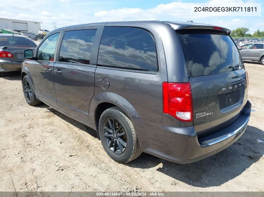 2C4RDGEG3KR711811 2019 Dodge Grand Caravan Gt