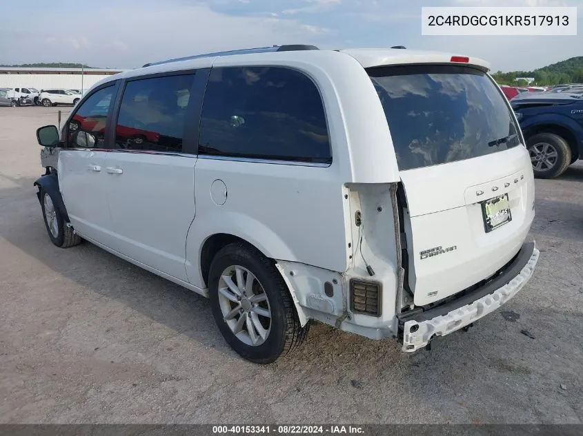 2C4RDGCG1KR517913 2019 Dodge Grand Caravan Sxt