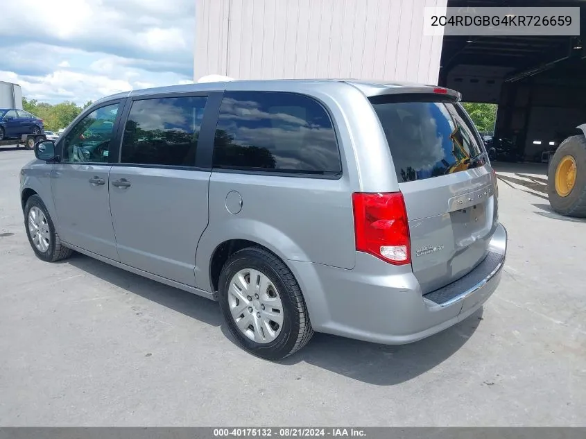 2C4RDGBG4KR726659 2019 Dodge Grand Caravan Se