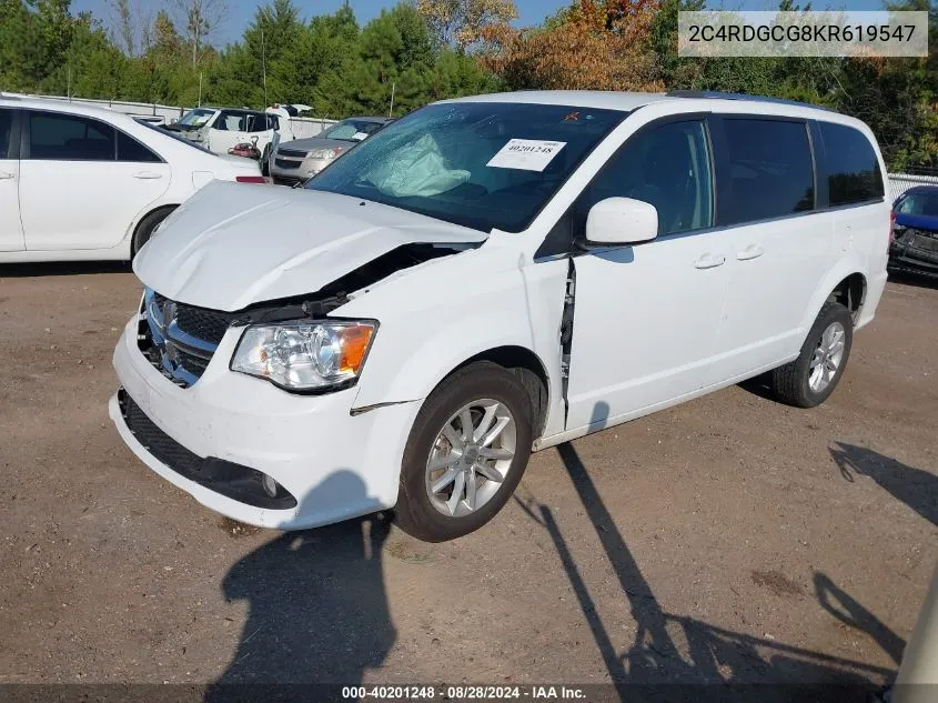 2C4RDGCG8KR619547 2019 Dodge Grand Caravan Sxt