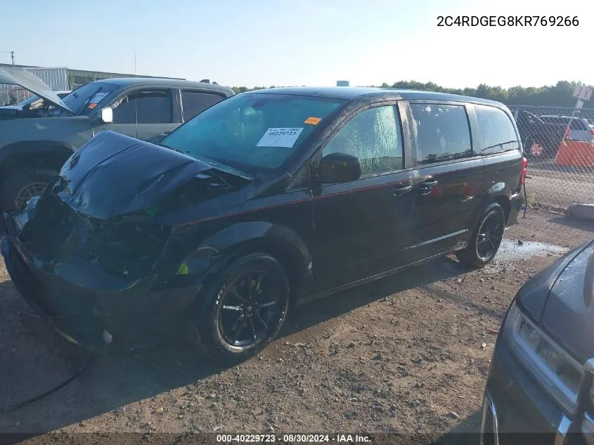 2C4RDGEG8KR769266 2019 Dodge Grand Caravan Gt