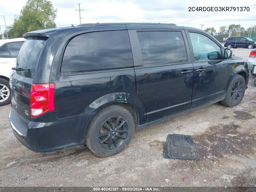 2C4RDGEG3KR791370 2019 Dodge Grand Caravan Gt